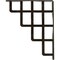 Ekena Millwork Diane Wrought Iron Bracket, (Single center brace), Antiqued Warm Silver 1 1/2"W x 10"D x 12"H BKTM01X10X12SDIAWS - alternate 6